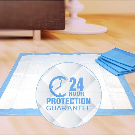 Four Paws Wee-Wee Superior Performance Unscented Pee Pads for Dogs & Puppies, Quilted Leak-Proof Dog Housebreaking Potty Training Floor Protection, 22" x 23", 14 Count