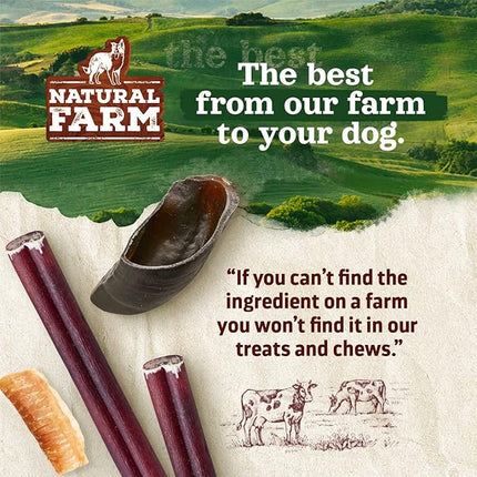 Natural Farm Nail-Free Chicken Feet Dog Treats (100 Pack), 100% Free-Range Air Dried Chicken Feet, No Nails, Fully Digestible, High Protein, Low Calorie, Joint Support, Single Ingredient