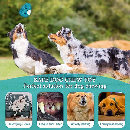 Dragon Egg Dog Chew Toys for Aggressive Chewers - Toughest Indestructible Dog Toys for Aggressive Heavy Chewers Lifetime Replacement, Tough Dogs Toys for Medium Large Bully Breed
