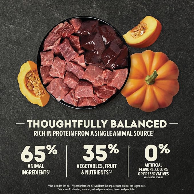 ACANA Singles Limited Ingredient Grain Free High Protein Dry Dog Food Beef & Pumpkin Recipe 22.5lb Bag