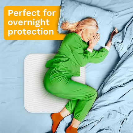 GREEN LIFESTYLE Washable Underpads - Large Bed Pads for use as Incontinence Bed Pads, Reusable Pet Pads, Great for Dogs, Cats, Bunny, Seniors Bed Pad (Pack of 6 - 30x34)