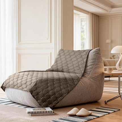 gogobunny 100% Double Sided Waterproof Dog Blanket Soft Pet Bed Cover Reversible Protect Furniture Couch Sofa Car for Puppy Cat Kids (Dark Walnut/Light Walnut, 82x102 Inch (Pack of 1))