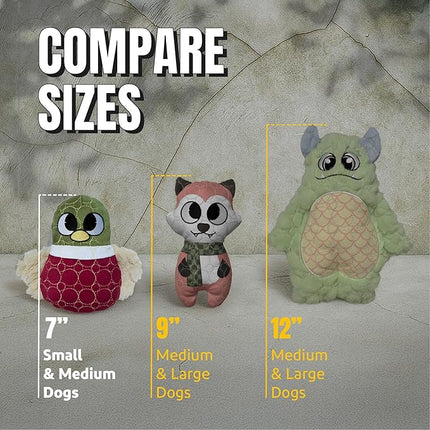 Bite Force -Durable & Strong Dog Toy Beak with Squeaker, Kevlar-Reinforced for Aggressive Chewers for Small Medium Large Dogs - Dark reg.