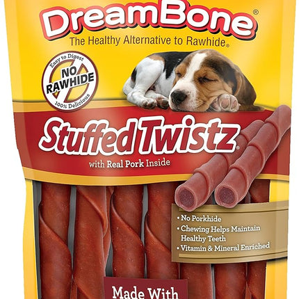 DreamBone Stuffed Twistz 10 Count, Rawhide-Free Chews