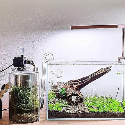 Ultra Clear Rimless Aquarium Tank 6-60 gallons Low Iron Glass (10GaI - Top Glass Canopy)