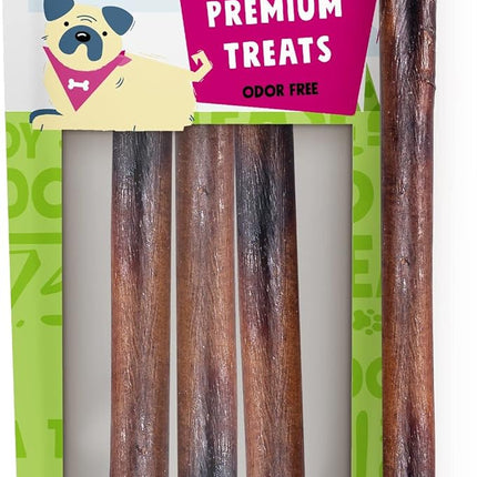 Bully Sticks for Small Dogs | All Natural, Single Ingredient Bully Sticks for Puppies to Medium Dogs (12" Stnd Bully Sticks - 3pk)