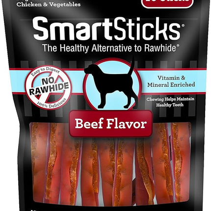 SmartBones SmartSticks, Treat Your Dog to a Rawhide-Free Chew Made With Real Meat and Vegetables