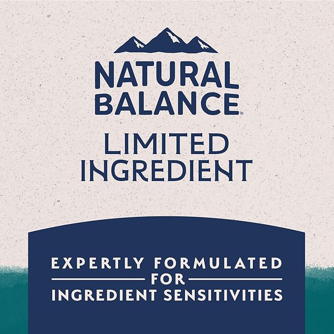 Natural Balance Limited Ingredient Adult Dry Dog Food with Healthy Grains, Chicken & Brown Rice Recipe, 24 Pound (Pack of 1)