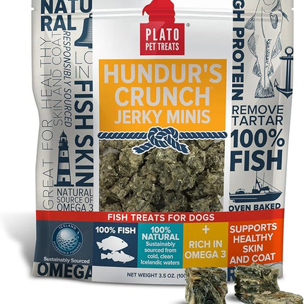 Plato Hundur's Crunch Jerky Minis 3.5oz