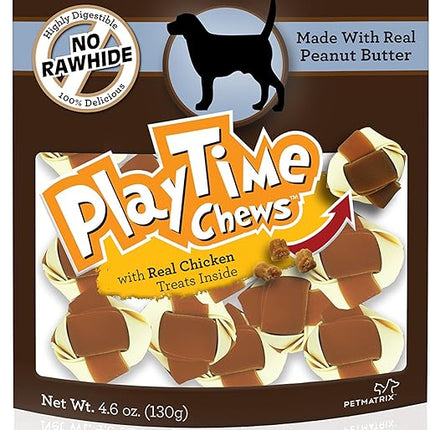 SmartBones DoubleTime Rolls and Playtime Chews, Treat Your Dog to a Rawahide-Free Chew Made with Real Meat and Vegetables