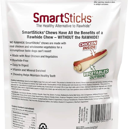 SmartBones SmartSticks, Treat Your Dog to a Rawhide-Free Chew Made With Real Meat and Vegetables