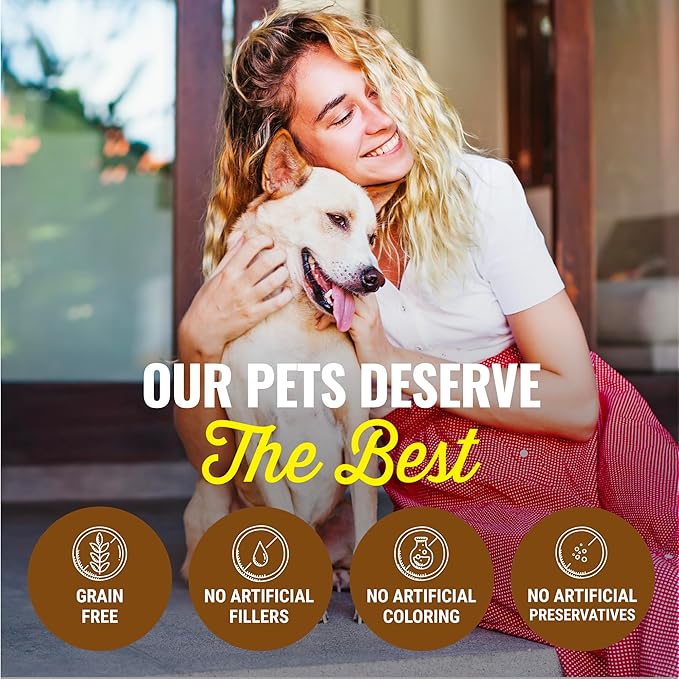 etta says! Premium Crunchy 7" Buffalo Dog Chews - Grain-Free Dog Treats, Good for Teeth, Easy to Digest - Made in The USA (20 Count Pack of 1)