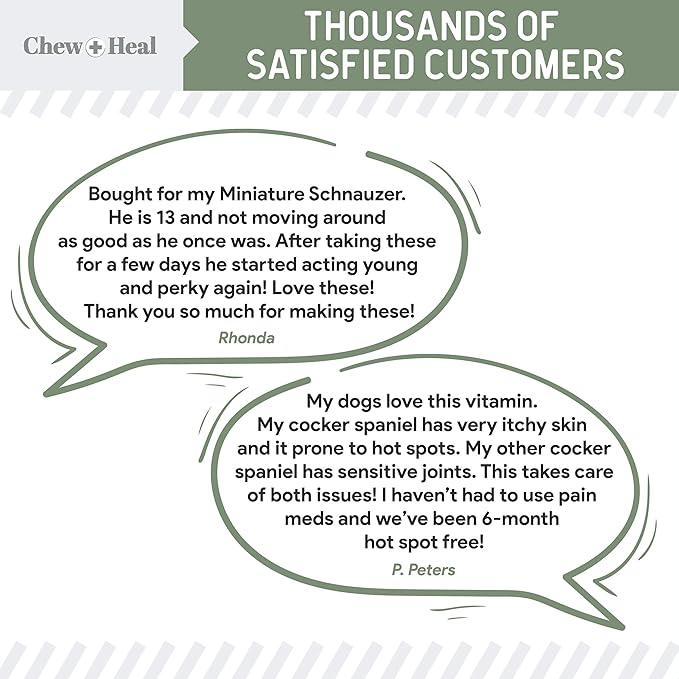 All in 1 Dog Vitamins and Supplements, 240 Soft Chew Multivitamins with Glucosamine, Probiotics, Omega Fish Oil -for Skin, Coat, Hip, Joint & Gut Health -Senior & Puppy (2 Packs of 120)