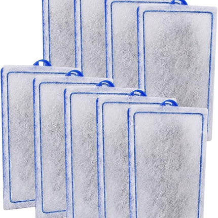 9 Count Assembled Medium Filter Cartridges Compatible with Tetra Whisper Bio-Bag Filters 10i PF10 Reptofilter 90 GPH Medium Replacement Filter Cartridges for Whisper Filter & Aquariums