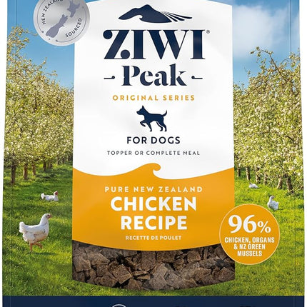 ZIWI Peak Air-Dried Dog Food – Chicken - All Natural, High Protein, Grain Free, Limited Ingredient w/ Superfoods (35.2oz)