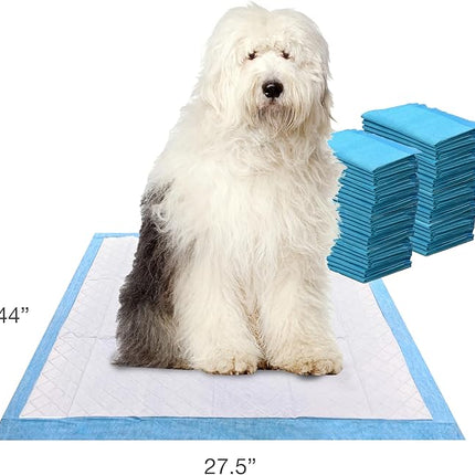 Four Paws Wee-Wee Superior Performance Unscented Large Pee Pads for Dogs & Puppies, Quilted Leak-Proof Dog Housebreaking Potty Training Floor Protection, 27.5" x 44", 50 Count