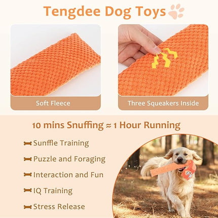 Squeak Dog Puzzle Toys IQ Training, Snuffle Toys Foraging Instinct Puppy Toys
