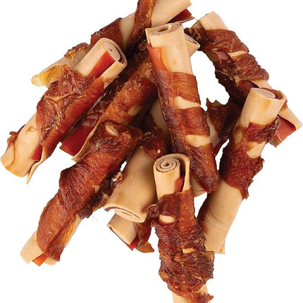 SmartBones Chicken-Wrapped Sticks, Treat Your Dog to a Rawhide-Free Chew Made with Real Chicken and Vegetables