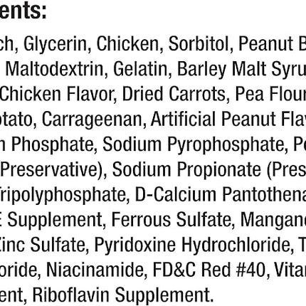 SmartBones Mini Bones with Real Peanut Butter 56 Count, Rawhide-Free Chews for Dogs (Pack of 2)