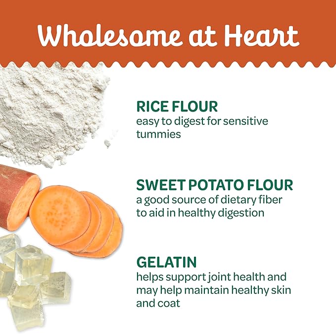 Wholesome Pride Natural & Healthy Sweet Potato Highly Digestible Dog Chews, USA Made, Medium - 2 Pack