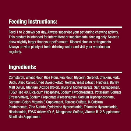 SmartBones Smart Kabobz, Treat Your Dog to a Rawhide-Free Chew Made With Real Chicken, Pork and Duck 18 Count (Pack of 1)