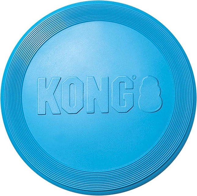 KONG Puppy Flyer - Soft Rubber Flyer Dog Toy - Flying Disc Dog Toy for Puppies - Gentle Rubber Toy for Growing Puppies - for Small Puppies - Randomly Provided Color