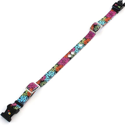 Extreme Dog Fence Replacement Containment and Training Collar Strap for Most Dog Fence Brands - Flower Days (Large: 18" - 27" x 1")