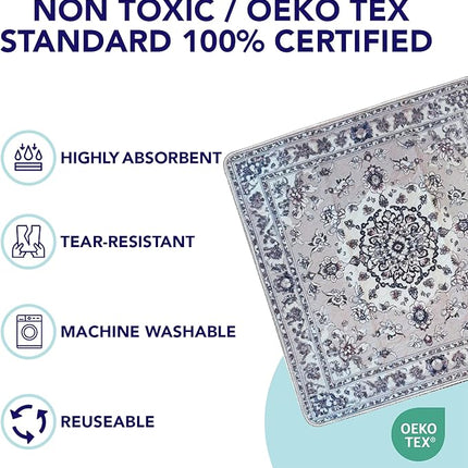 PUPIBOO Washable Pee Pads for Dogs and Cats - Super Absorbent Reusable Puppy Training Pads - 100% Waterproof, Leak-Proof & Non-Slip Whelping Pads for Pet Housebreaking