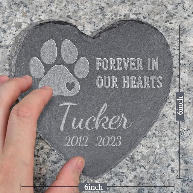 Loss of Dog Memorial Gifts - Personalized Dog Memorial Stones - Sympathy Tombstone for Loss of Pet - Bereavement Remembrance Condolence Gifts