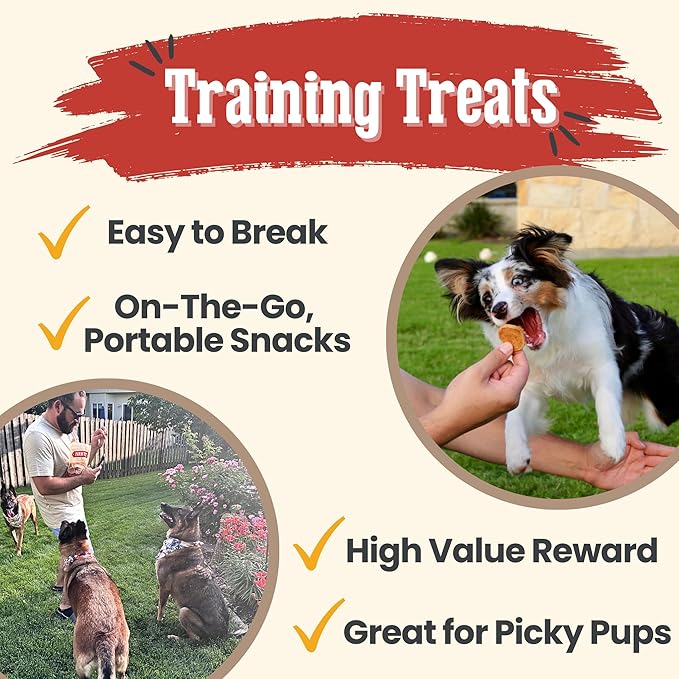 Farm To Pet - Dog Training Treats - Chicken Chips, Single Ingredient - 4 oz, Lean, All Natural, Healthy Dog Treats for Small, Medium, Large Breeds, & Puppies, Made in USA