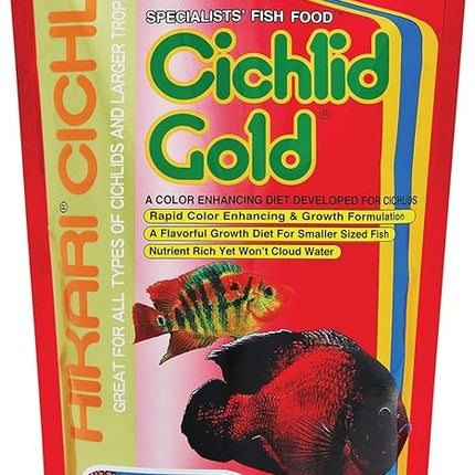 Hikari Cichlid Gold Floating Baby Pellets for Pets, 8.8-Ounce