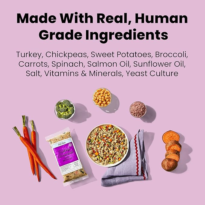 The Pets Table Human-Grade Variety Pack Fresh Dog Food, Complete Meal or Dog Food Topper, 6 Count of 15 to 17-oz Pouches, 5.9lbs