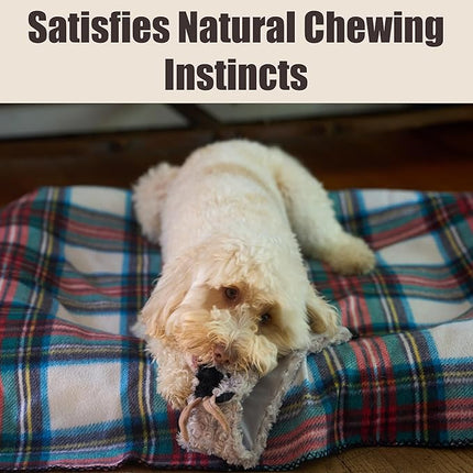 SPOT Skinneeez Crinklers Stuffless Goat Dog Toy, 23 Inch Plush with Crinkle and Squeaker, Tug Toy for Medium and Large Dog Breeds