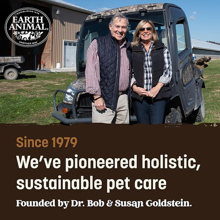 Earth Animal No Hide Stix - Long Lasting Rawhide Free Small Dog Chews Sticks, Venison - 40 Count Extra Value Pack