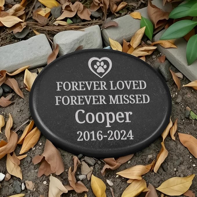 Pet Memorial Stone for Dogs, Dog Memorial Stones, Pet Sympathy Gifts, Dog Memorial Gifts, Pet Loss Gifts, Loss of Pet, in Loving Memory of Pet