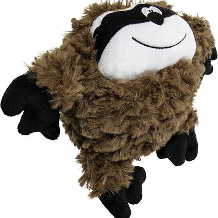 goDog PlayClean Sloth Squeaky Plush Dog Toy with Odor-Eliminating Essential Oils, Chew Guard Technology - Brown, Small