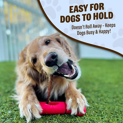 GoSports Chew Champ Bully Stick Holder for Dogs - Securely Holds Bully Sticks to Help Prevent Choking - 8 Inch Size