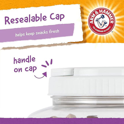 Arm & Hammer for Pets Nubbies Dental Treats for Dogs with Baking Soda and Calcium, Treat Chews Help Fight Bad Breath, Plaque & Tartar, Chicken, Value Bucket, 139 Pcs, 6-Pack (Packaging May Vary)