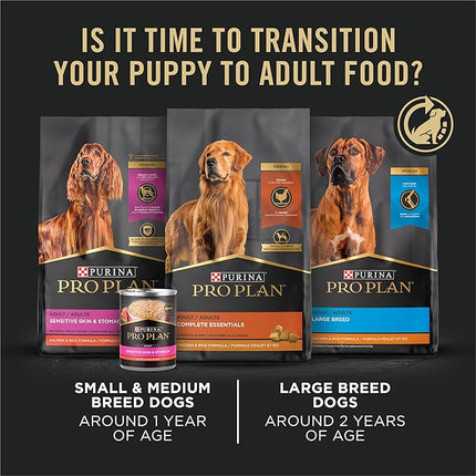 Purina Pro Plan High Protein Puppy Food Shredded Blend Chicken & Rice Formula - 18 lb. Bag