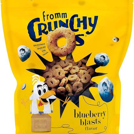 Fromm Crunchy Os Blueberry Blasts Dog Treats - Premium Crunchy Dog Treats - Chicken Recipe - 26 oz