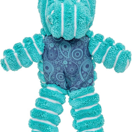 KONG Floppy Knots - Durable No‑Stuffing Squeaky Rope & Plush Dog Toy - for Teething, Playing (Hippo, X-Small)