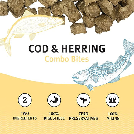 Icelandic+ Cod & Herring Combo Bites Dog Treat 3.0-oz Bag