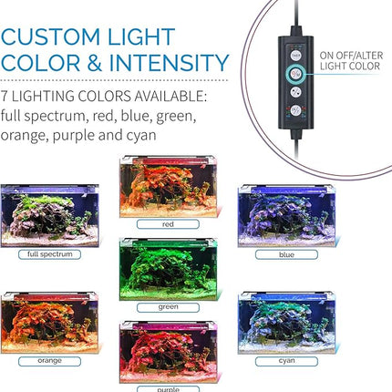 hygger Advanced LED Aquarium Light with Timer, 24/7 Lighting Cycle & DIY Mode, Full Spectrum Fish Tank Light for 48-54 in Freshwater Planted Tank