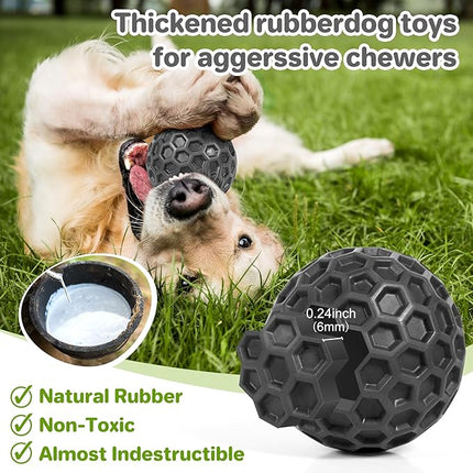 Interactive Squeaky Dog Balls Puppy Toys, Dog Toys for Small Dogs, Puppy Chew Toys for Teething and Relax, Dogs Chew Toy Balls Small Toys for Small Breed