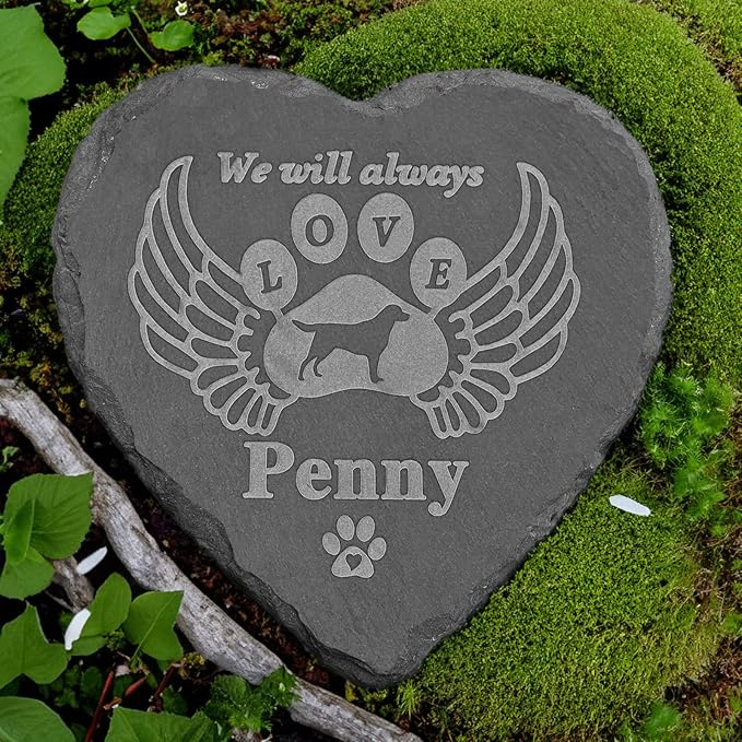 Pet Memorial Stones for Dogs, Pet Memorial Gifts, Dog Memorial Gifts, Loss of Dog Sympathy Gift, Dog Bereavement Gifts, Dog Remembrance Gift, Dog Passing Away Gifts, in Loving Memory Dog