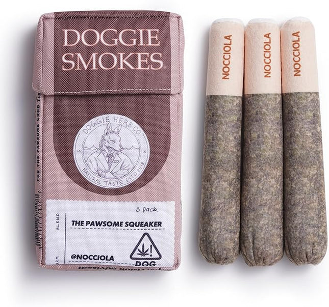 Nocciola Funny Squeaky Dog Toys, Cool Stuffed Plush Toys for Medium, Small and Large, Accessories for Dog Birthday