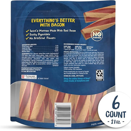 Purina Busy with Beggin’ Twist’d Adult Dog Chew Bone Treats - 6 ct. Pouch
