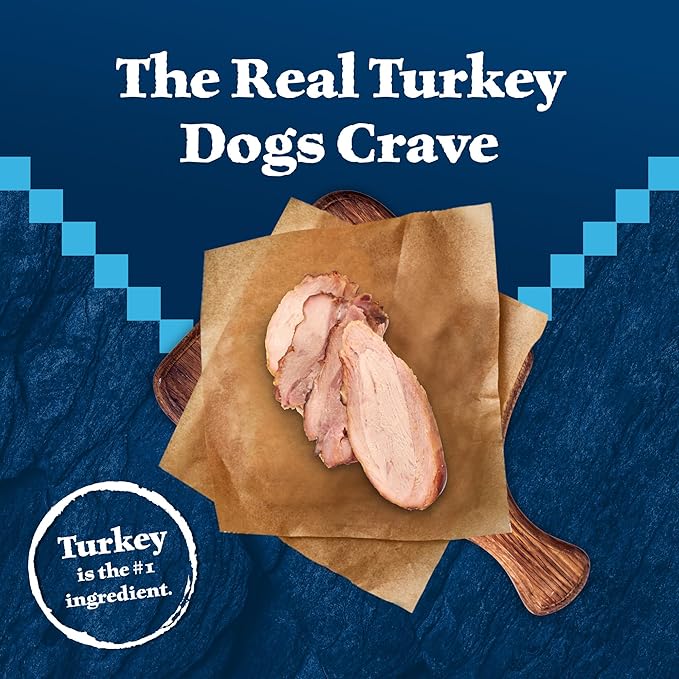 Blue Buffalo Wilderness Trail Treats Crunchy Dog Biscuits Grain-Free and High-Protein Dog Treats, Turkey Recipe 36-oz Box