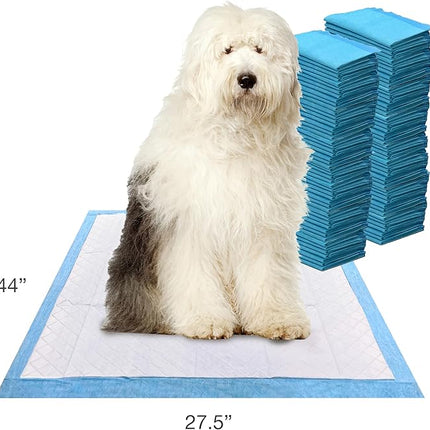 Four Paws Wee-Wee Superior Performance Unscented Large Pee Pads for Dogs & Puppies, Quilted Leak-Proof Dog Housebreaking Potty Training Floor Protection, 27.5" x 44", 100 Count