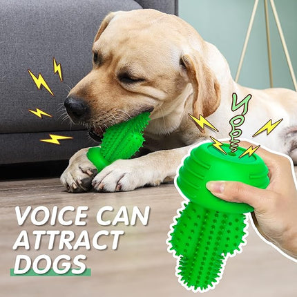 Dog Chew Toys Dog Toothbrush Stick Teeth Cleaning Brush Dental for Medium Large Dog, Puppy Christmas,Easter Birthday Gifts,Outdoor Squeaky Toys for Aggressive Chewers Tough Toys Interactive